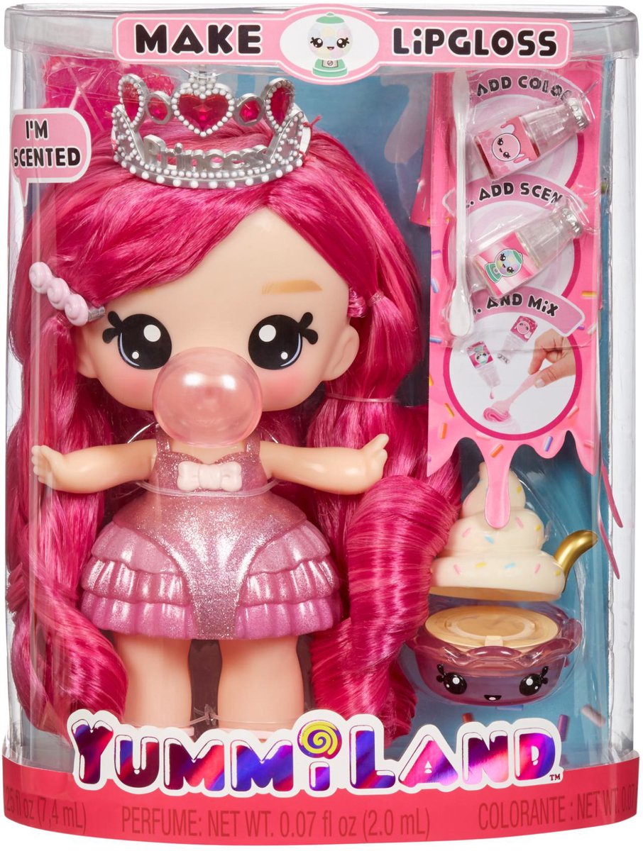 Mga entertainment yummiland grote pop + lipgloss huisdier bianca bubblegum