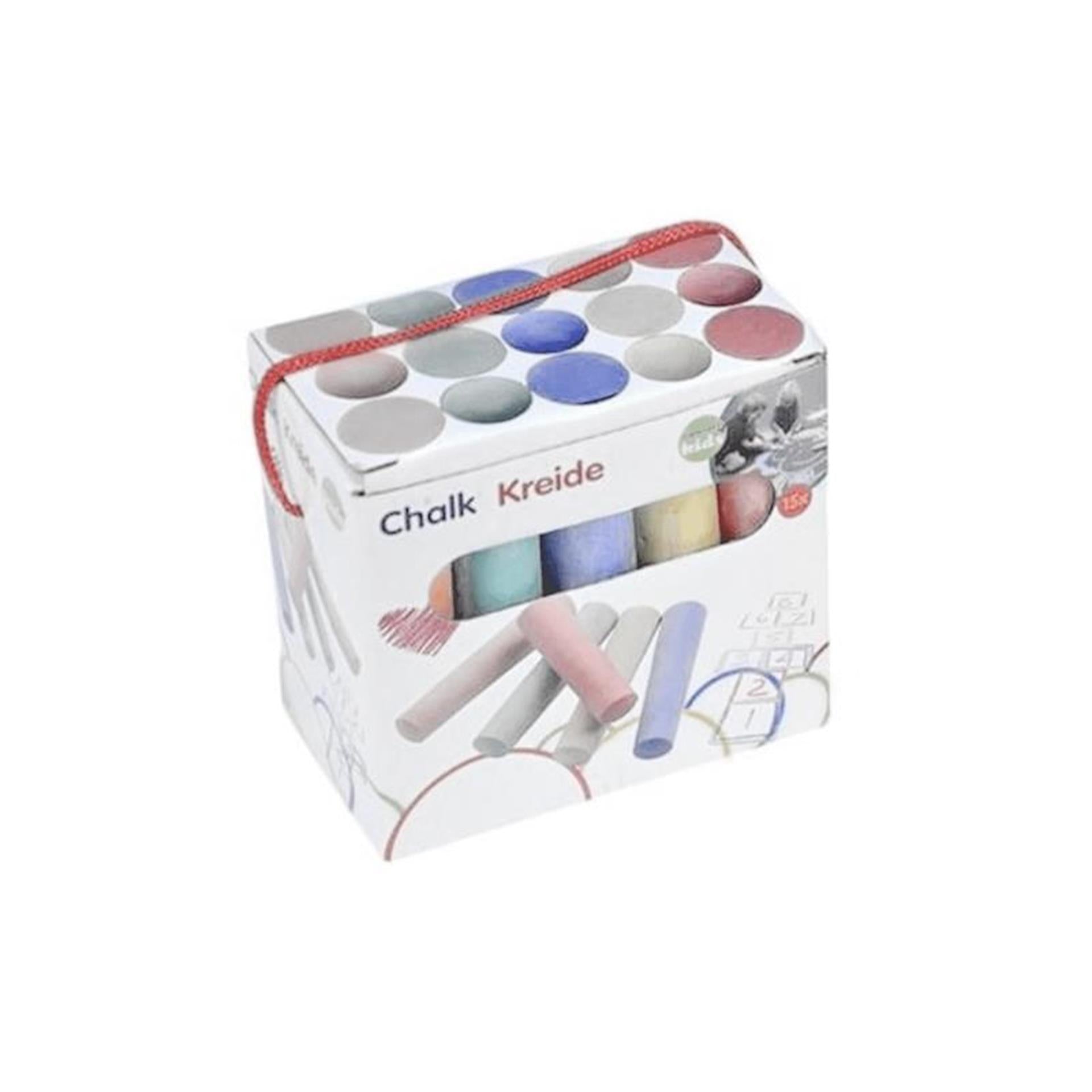 Scatch stoepkrijt doos a 15 stuks