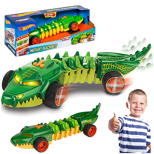 Mattel hotwheels mutantmachine met licht en geluid groen