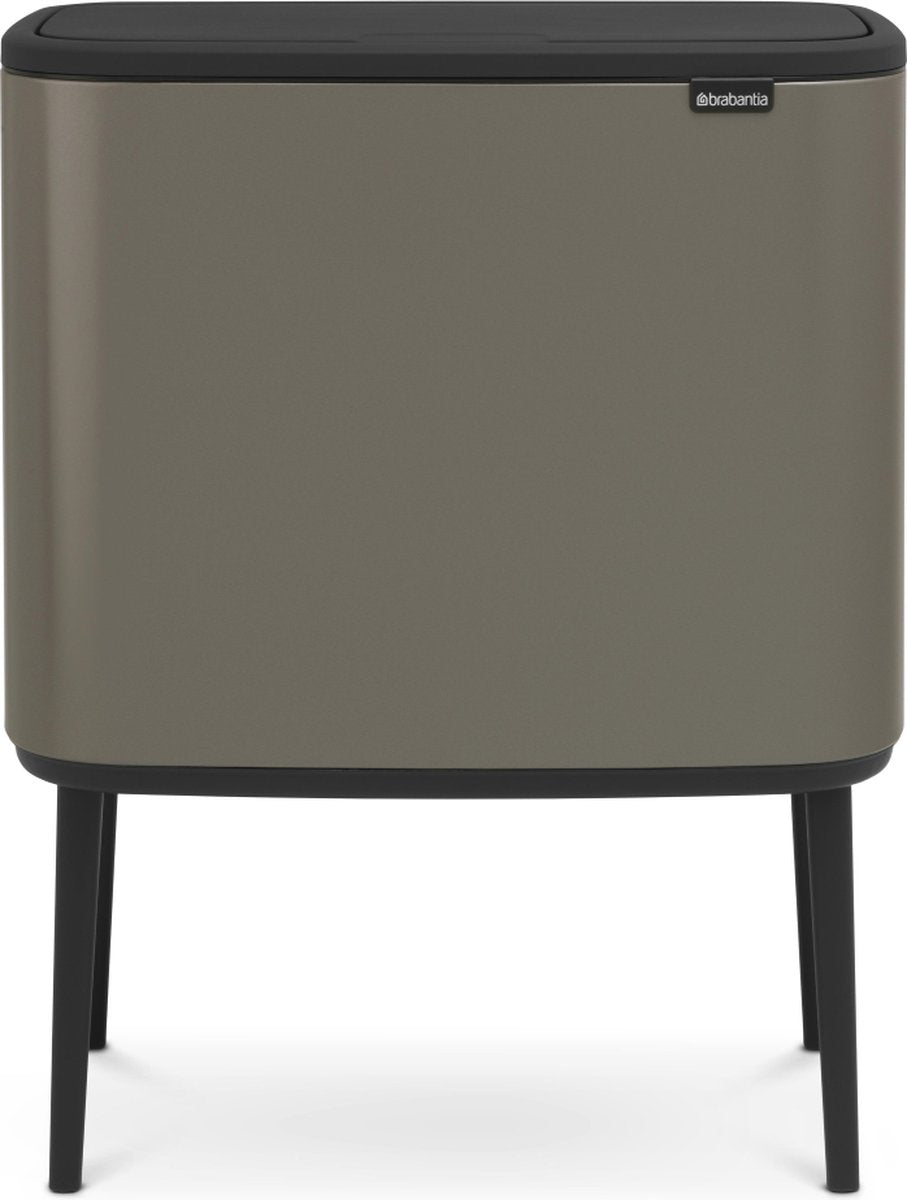 Brabantia bo touch bin prullenbak - 36 liter - 1 vak - platinum