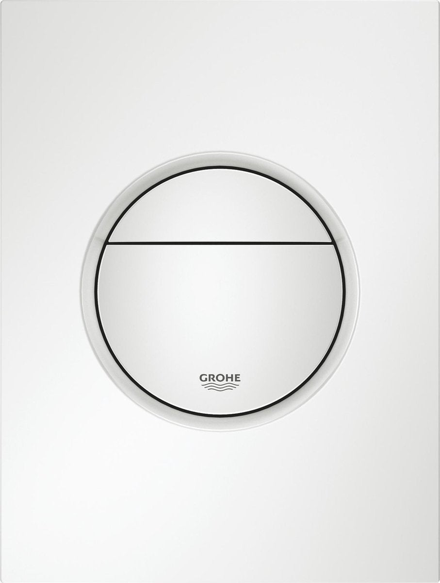 Grohe nova cosmopolitan s bedieningspaneel toilet - dual flush - wit