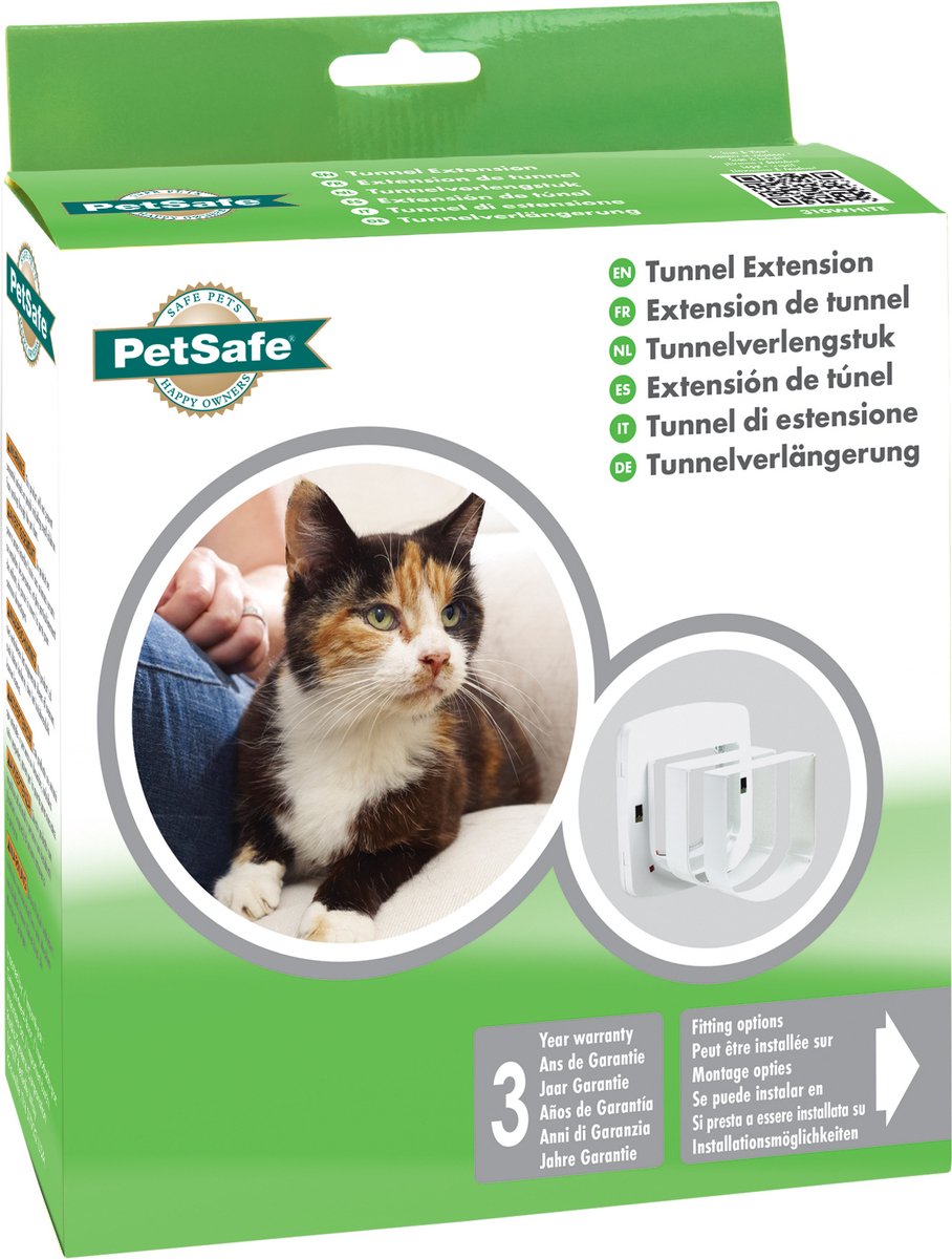 Petsafe tunnel 310 voor deuren 300 500 - wit