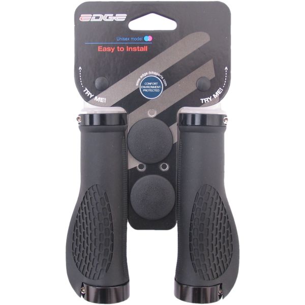 De Edge Ergo City Handvatten - 130mm, Zwart