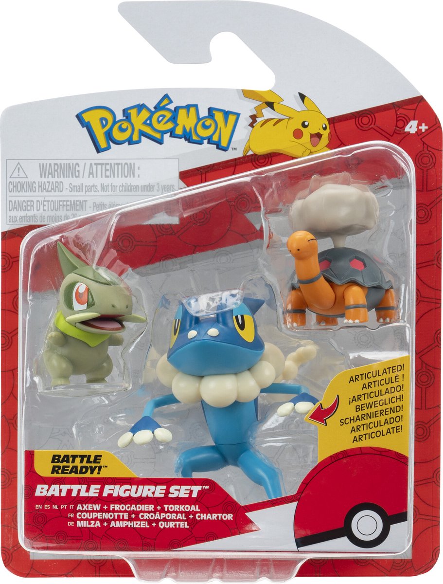 Pokémon battle figuren 6-pack