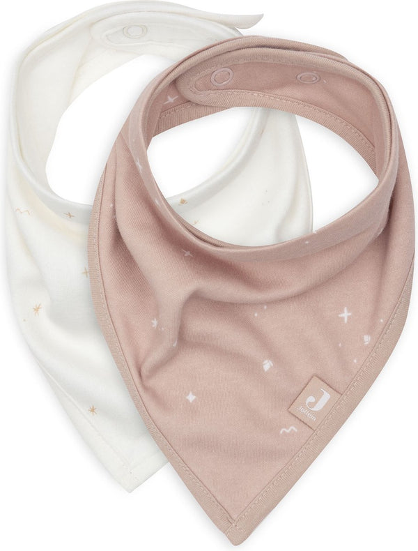 Jollein slab bandana twinkling wild rose (2pack)