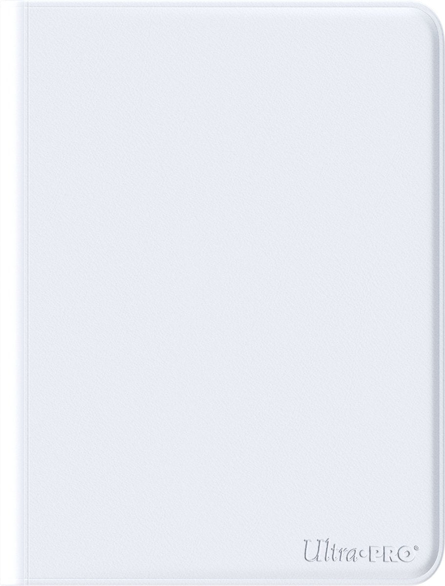 Ultrapro pro-binder zippered 9-pocket vivid white
