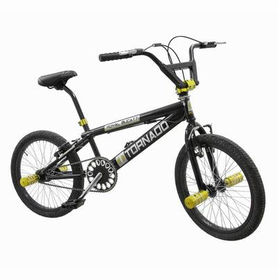 Royal bmx fiets -bugatti tornado freestyle 20 inch - zwart goud