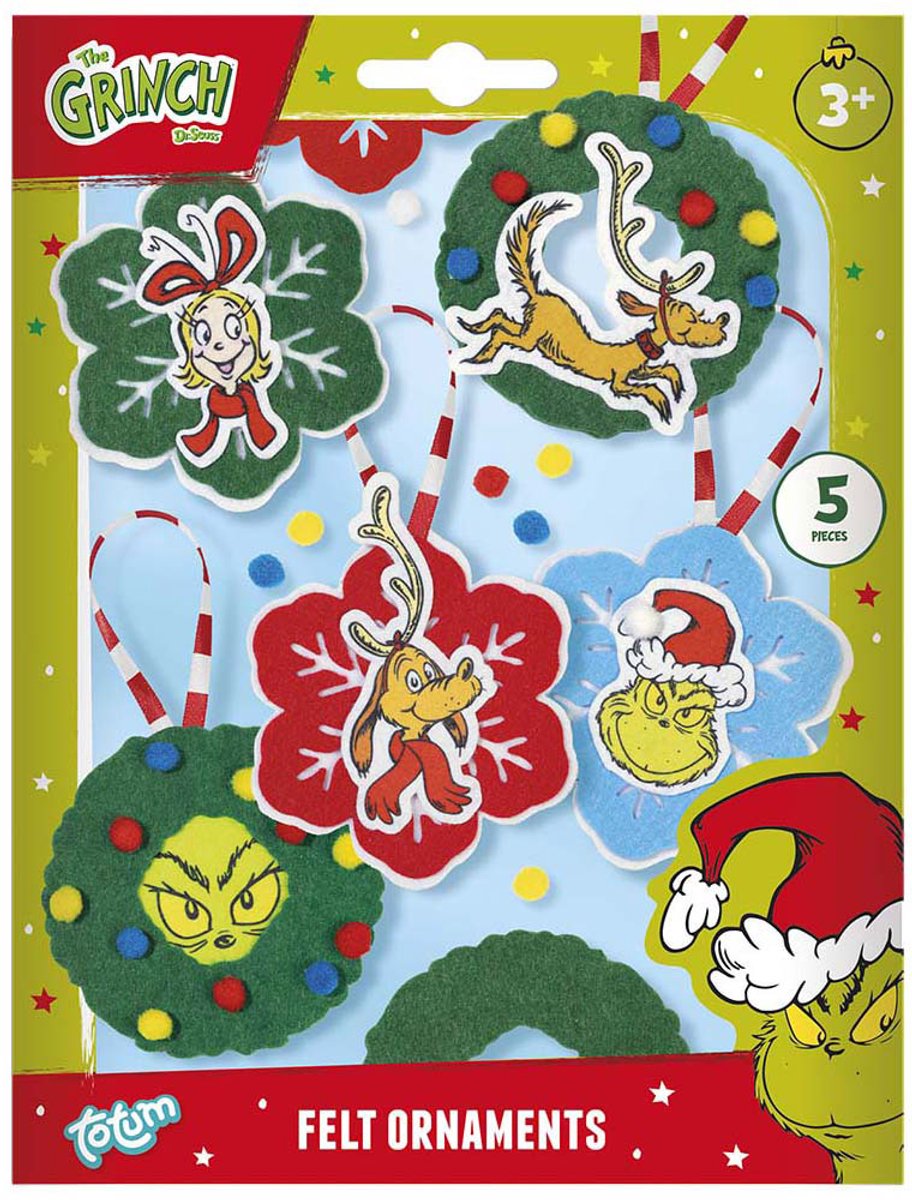Totum ornamenten vilt grinch