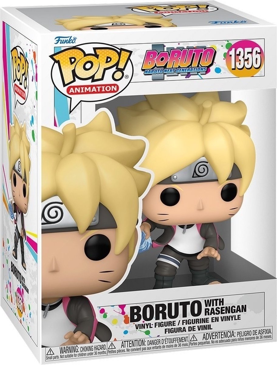 Funko pop animation: boruto s3 - boruto with rasengan - pop