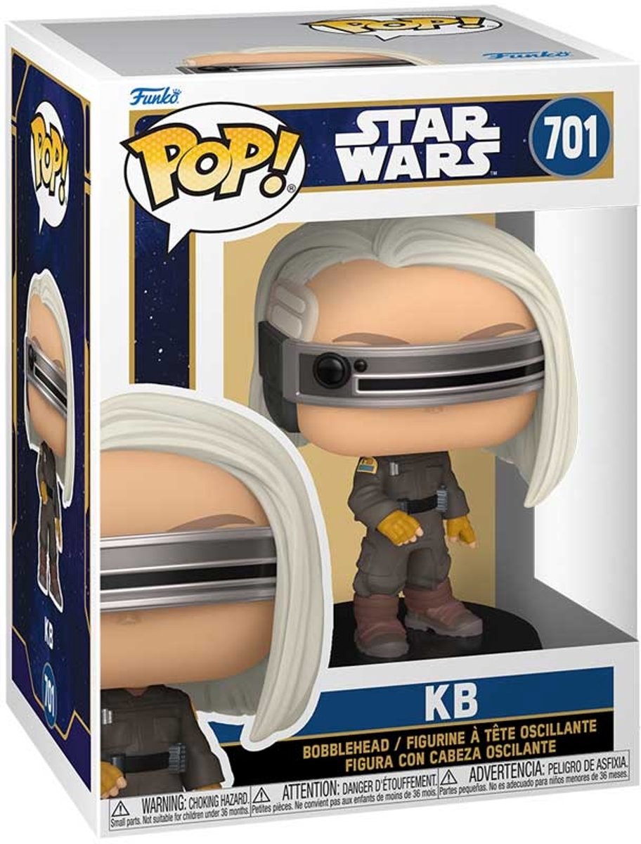 Funko star wars skeleton crew - kb vinylfiguur 701 pop! meerkleurig unisex