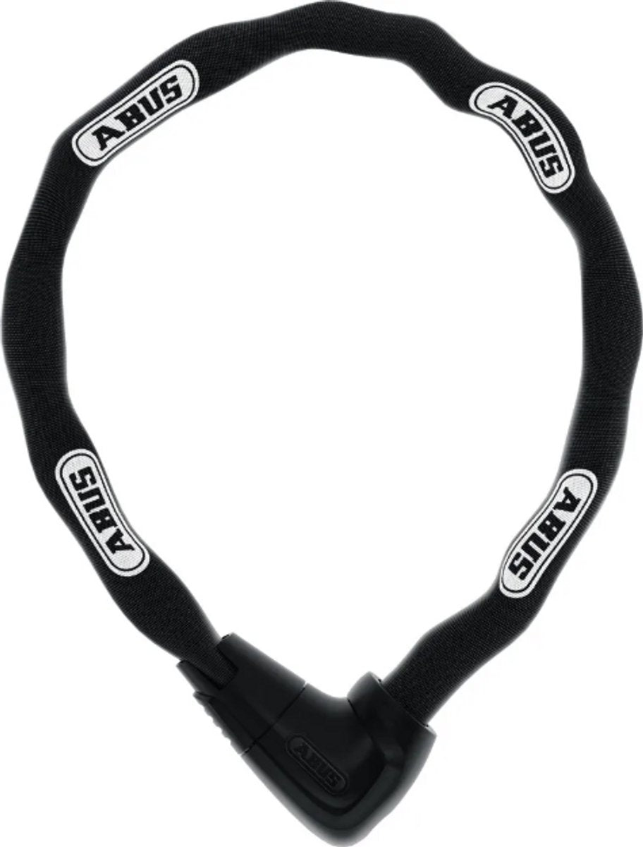 Abus fietsslot kettingslot - steel-o-chain™ 9809k - security level 12 - art 2 zwart - 85 cm - geschikt voor elektrische fietsen en stadsfietsen