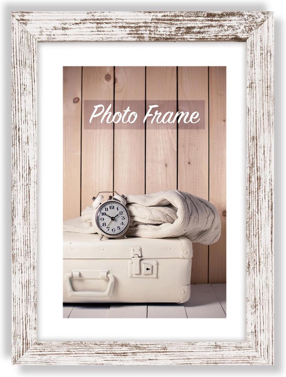 Cadre Photo Zep V21346 Nelson 6 White Wash 30x40 cm