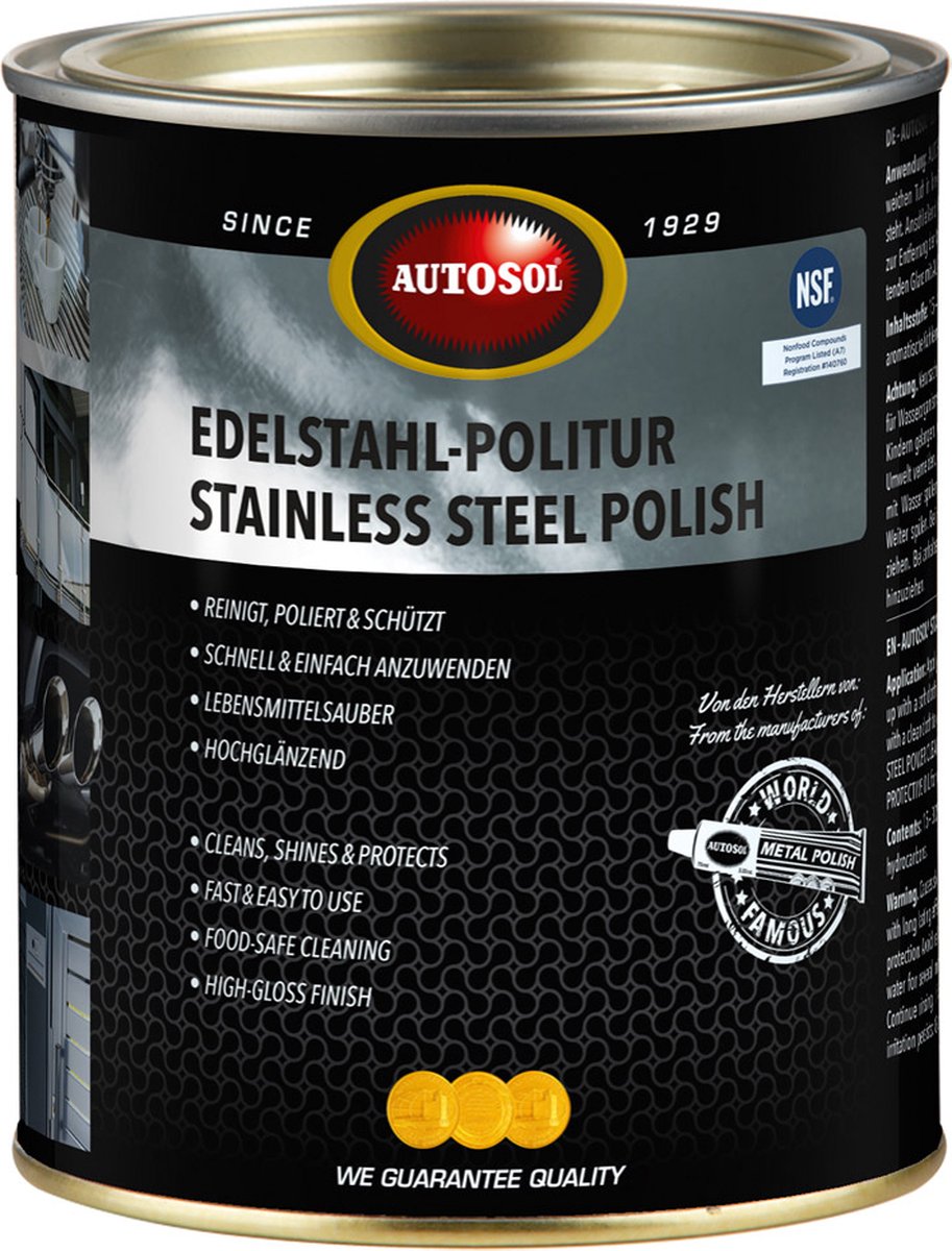 Autosol rvs polijstpasta - 750 ml