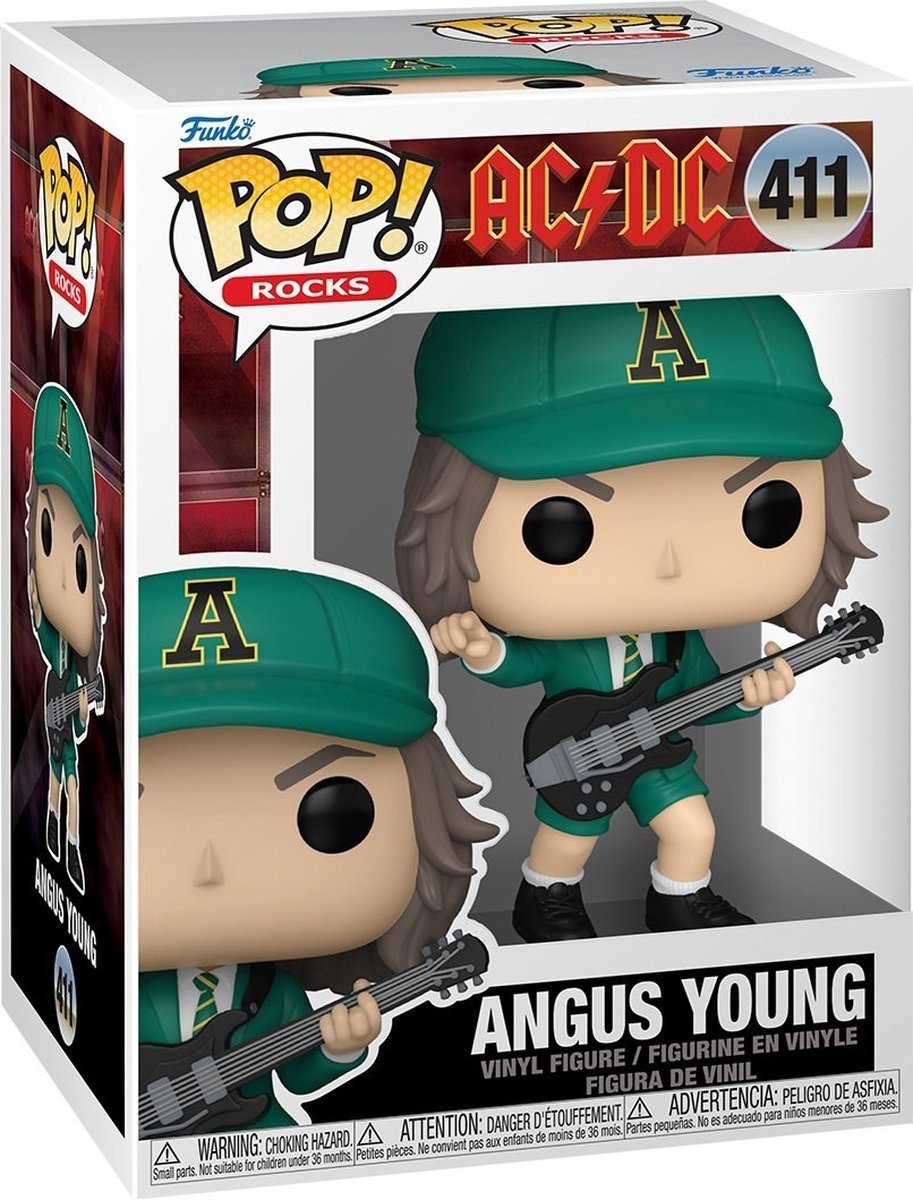 Funko pop rocks: ac dc angus young (green outfit) pop #411