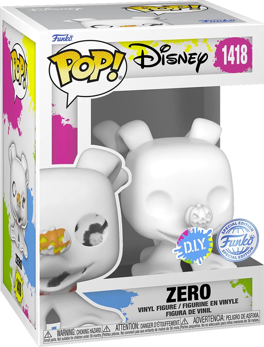 Funko pop! the nightmare before christmas - zero diy