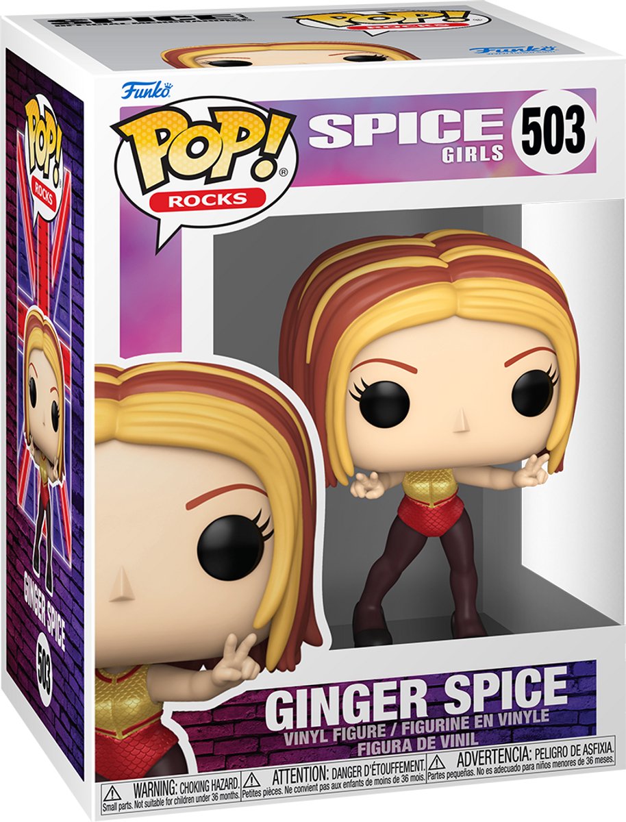 Funko pop rocks: spice girls- ginger (wnbe)