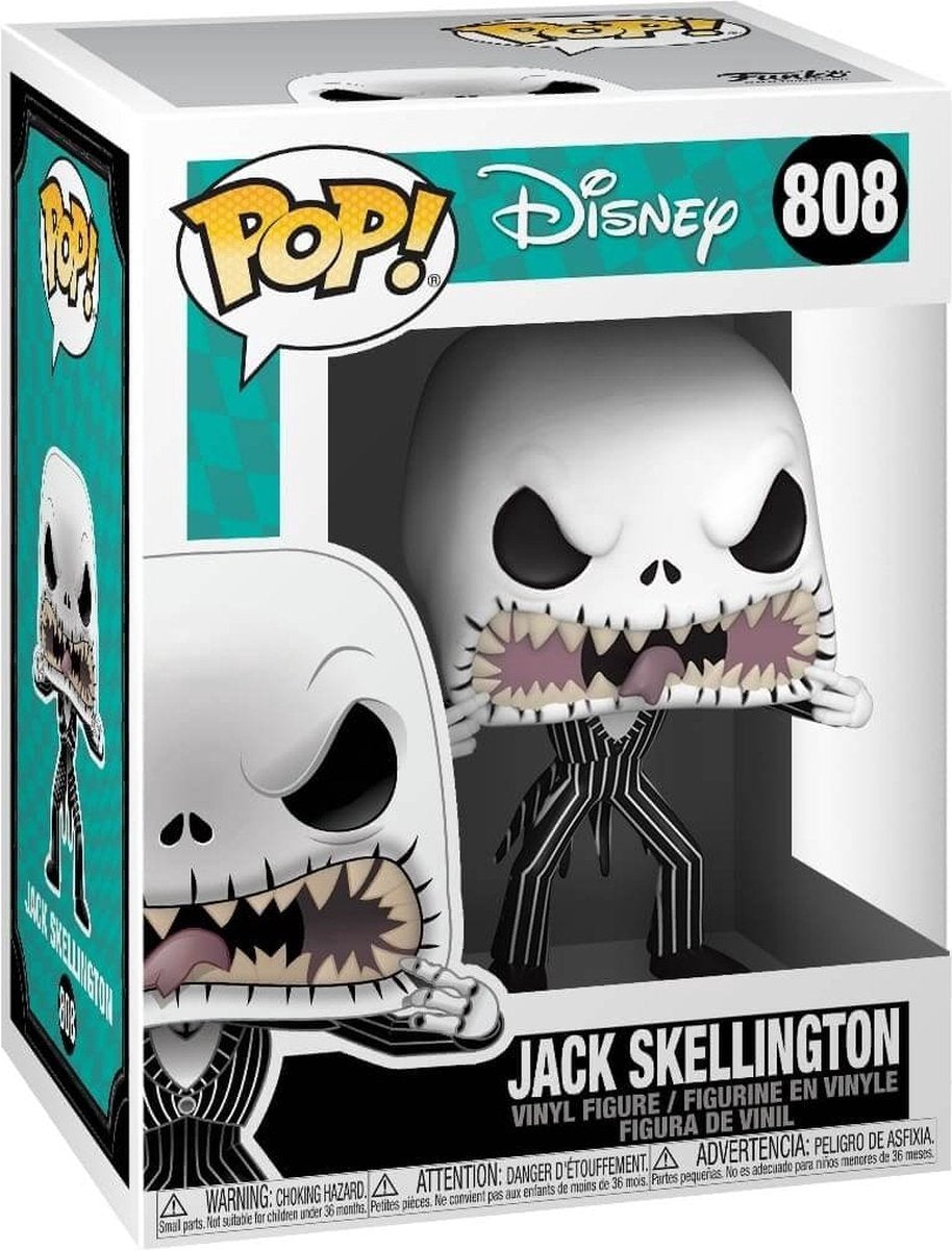 Funko pop disney: the nightmare before christmas - jack skellington (scary face) pop #808