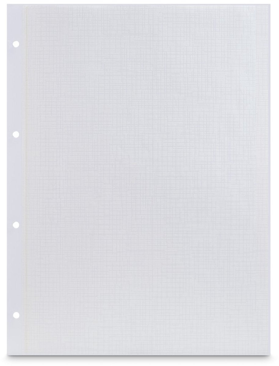 Hama fotokarton met glassine, 23,3 x 31 cm, geperforeerd, 25 vel, wit