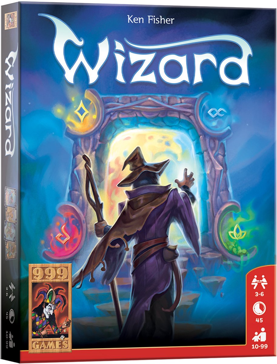 999games 999 games - wizard - kaartspel - familiespel - gezelschapsspel - klein cadeautje - met nieuw artwork!