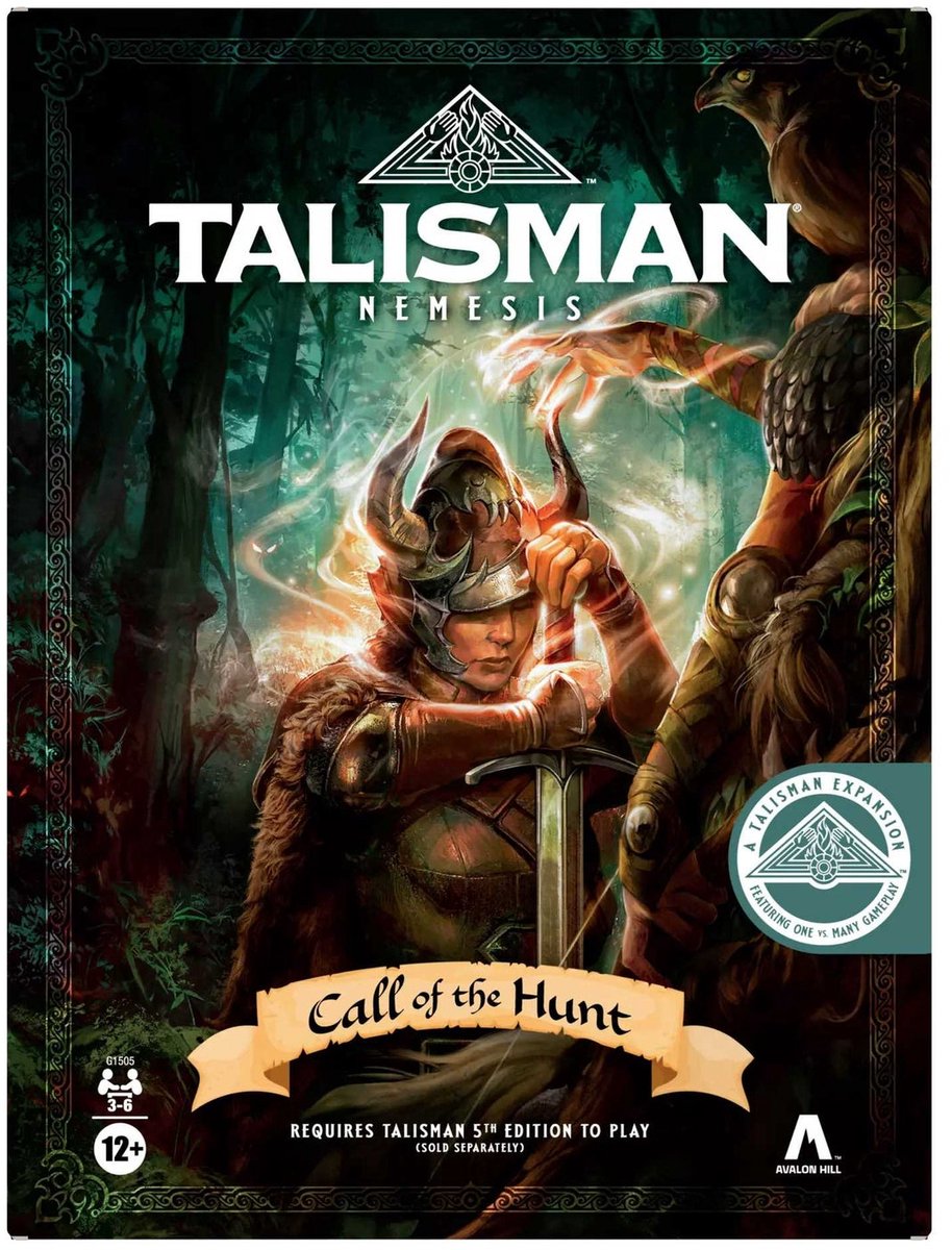 Asmodee talisman: nemesis board game expansion call of the hunt *english version*