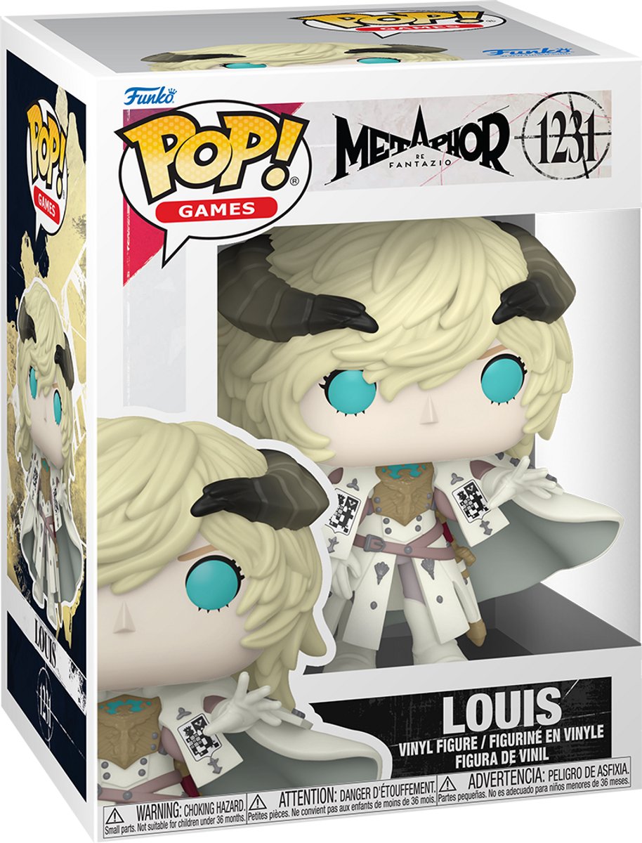 Funko metaphor: refantazio pop! games vinyl figure louis guiabern 9 cm