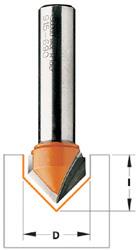 Cmt v-groeffrees 90º hw s=8 d=12.7x12.7