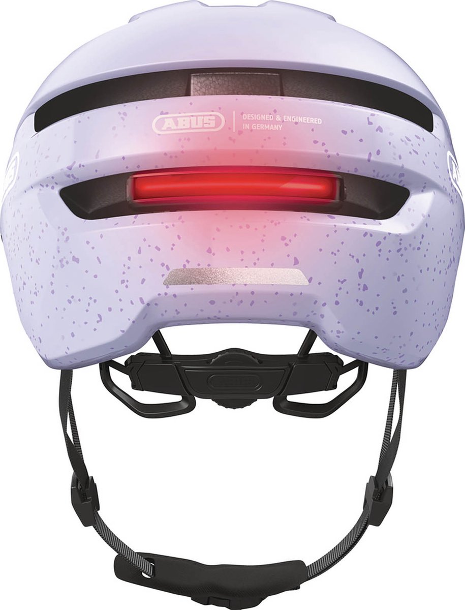 Abus fietshelm purl-y ace light lavender s - 51-55 cm - paars - geschikt voor gebruik op speed pedelecs - elektrische fietsen - snorfietsen - nta-8776 320 g