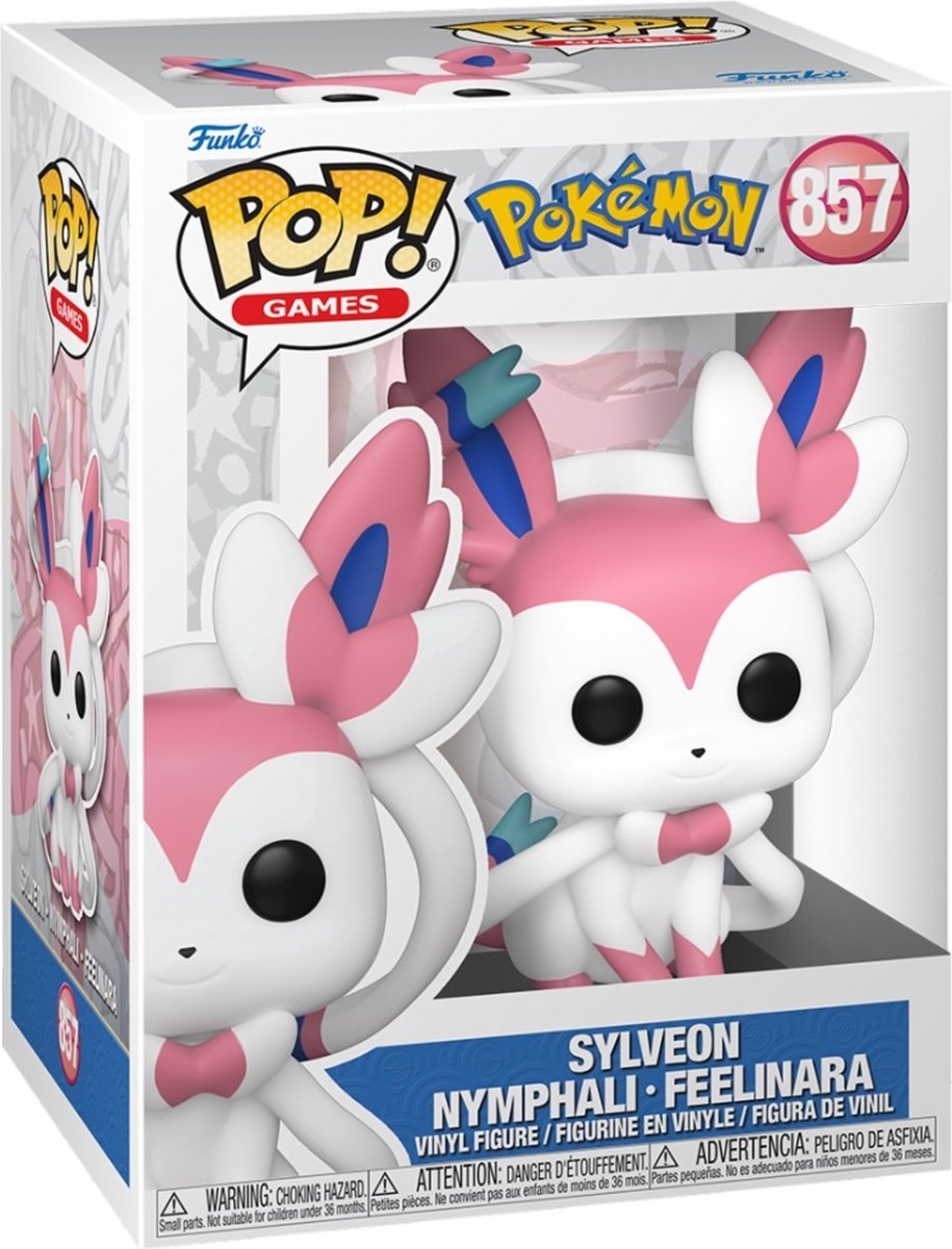 Funko pop games: pokémon sylveon - pop #857