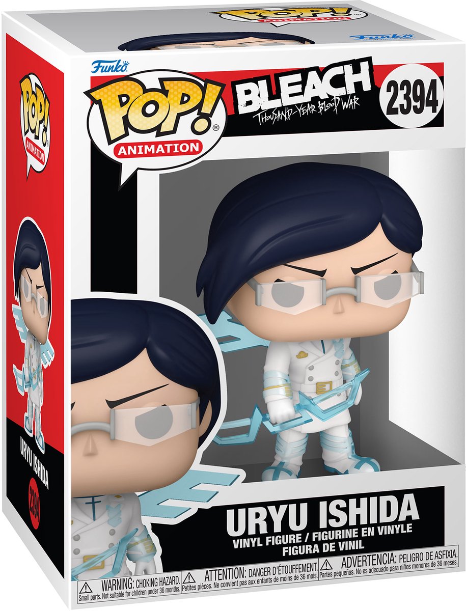 Funko bleach pop! animation vinyl figure uryu 9 cm pop! figuur