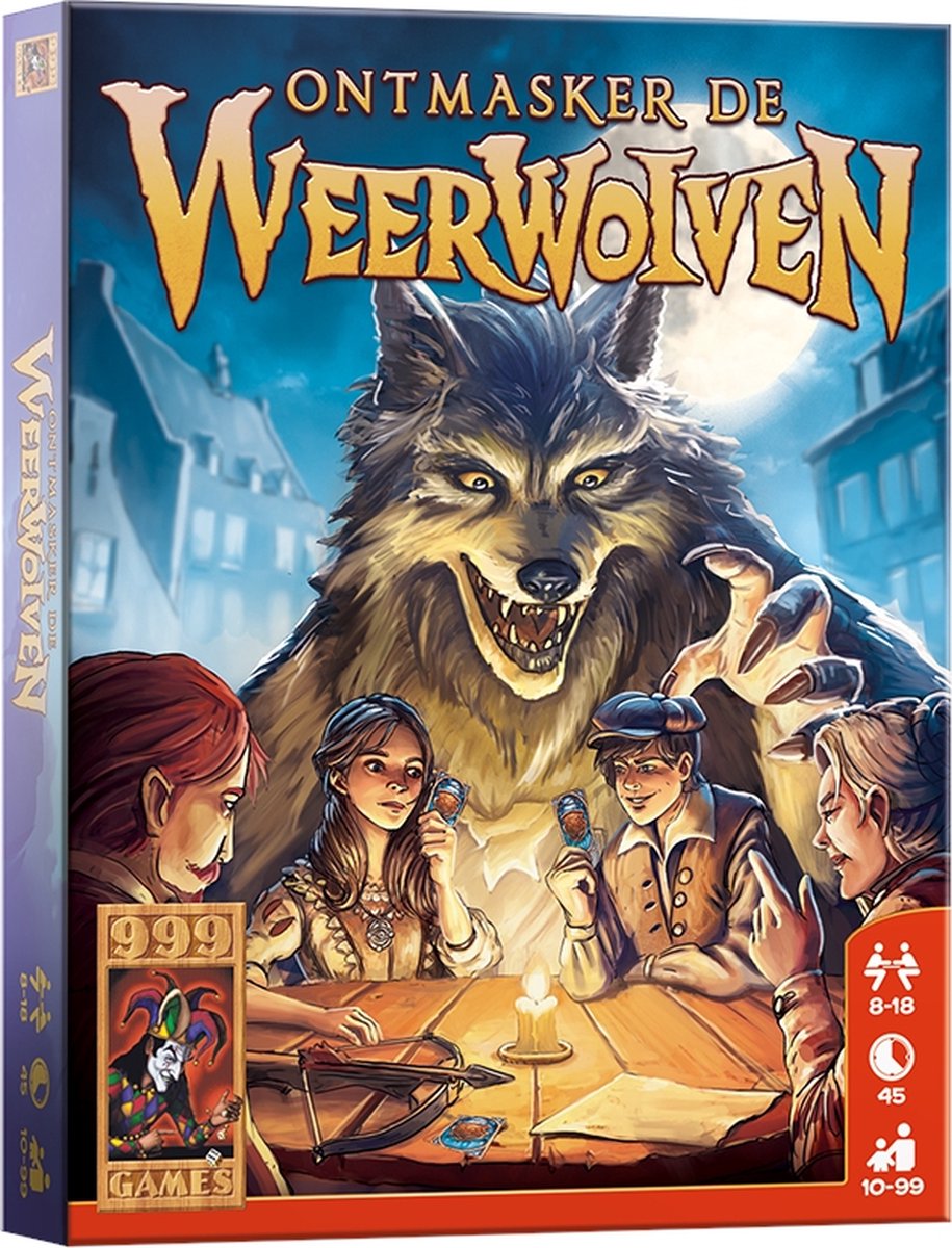 Spel de weerwolven basisspel kaartspel partyspel