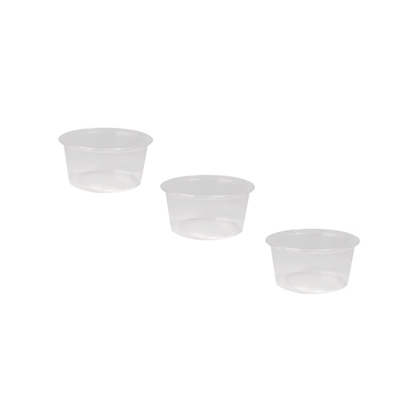 Sausbakje transparant 80 cc 70.3 mm (50 stuks)