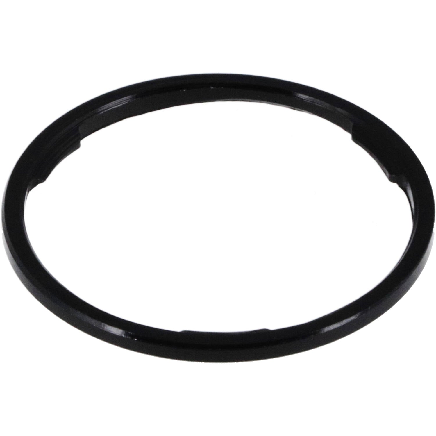 Trivio - spacer 2mm 1 1 8 aluminium zwart - 5 stuks