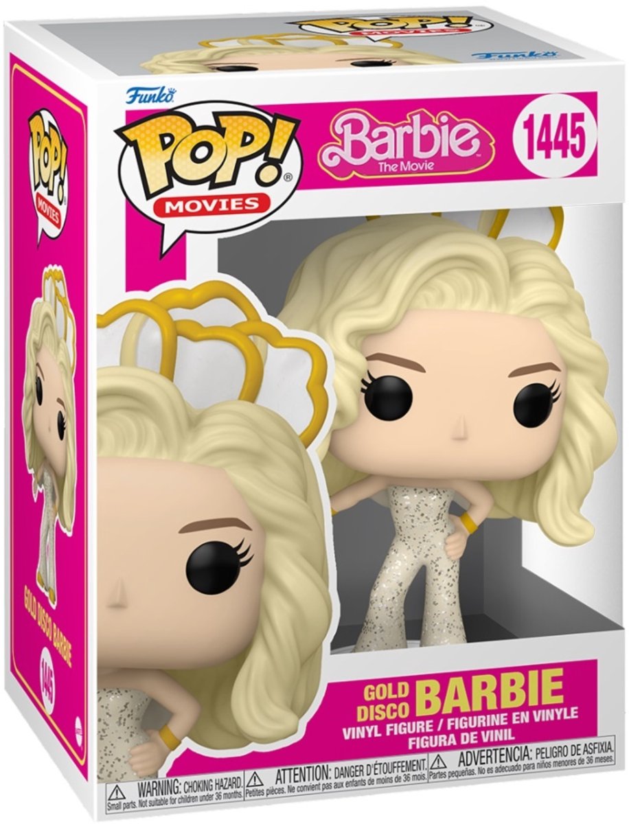 Funko pop movies: gold disco barbie - pop