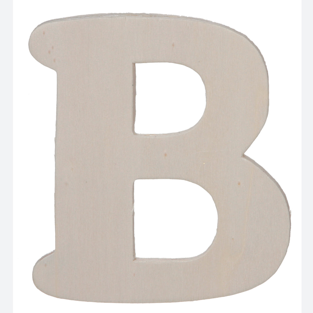 Darice • uitgesneden houten letter b 10,8cmx5mm