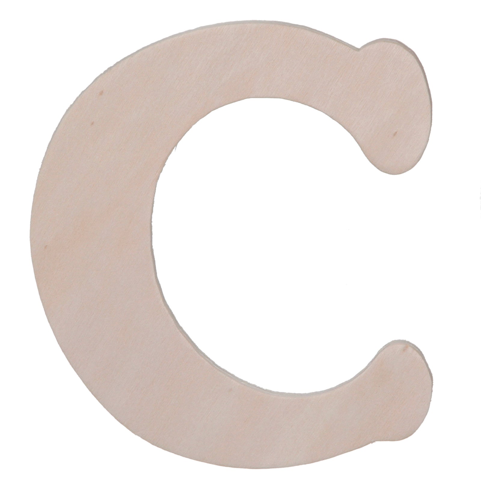 Darice • uitgesneden houten letter c 10,8cmx5mm
