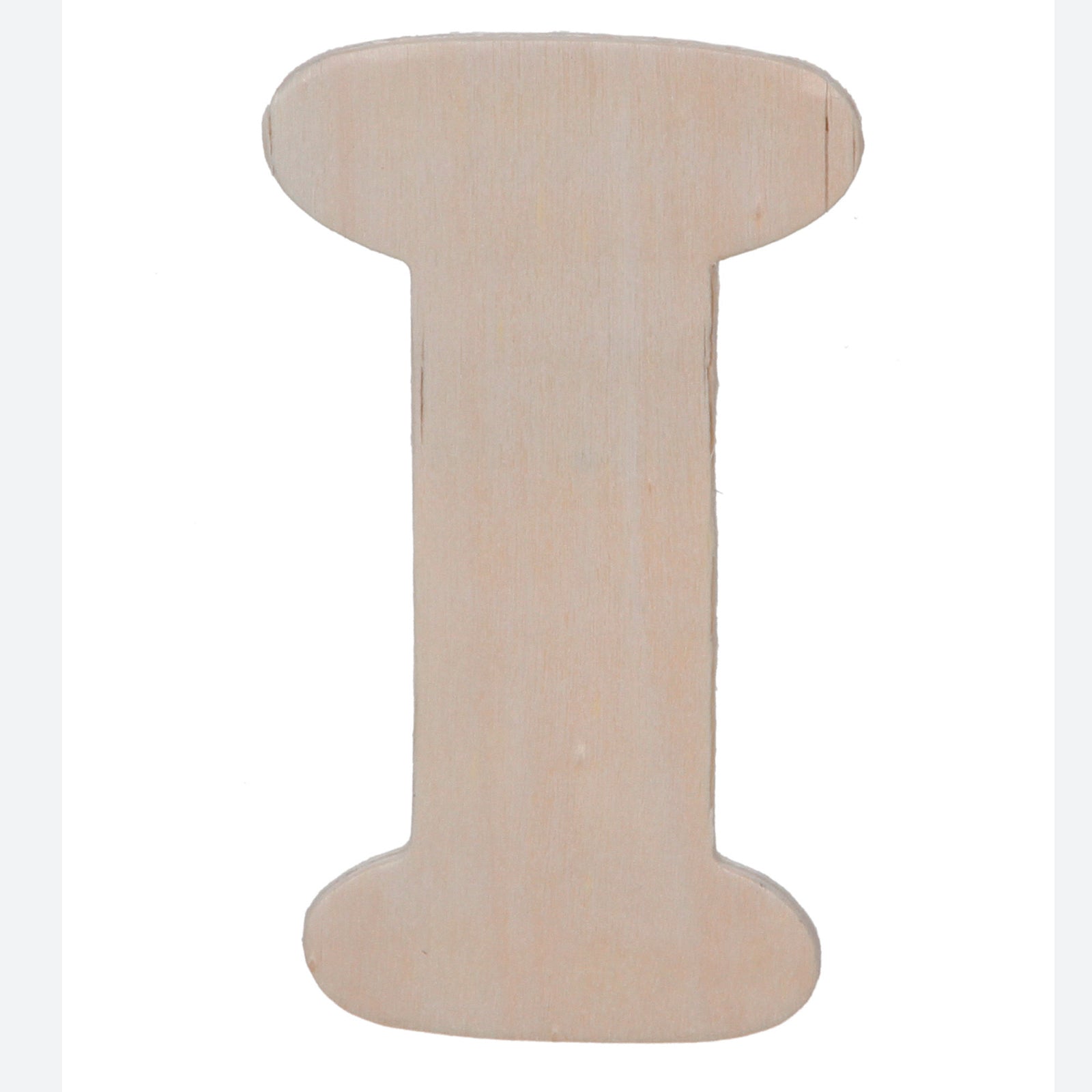 Darice • uitgesneden houten letter i 10,8cmx5mm