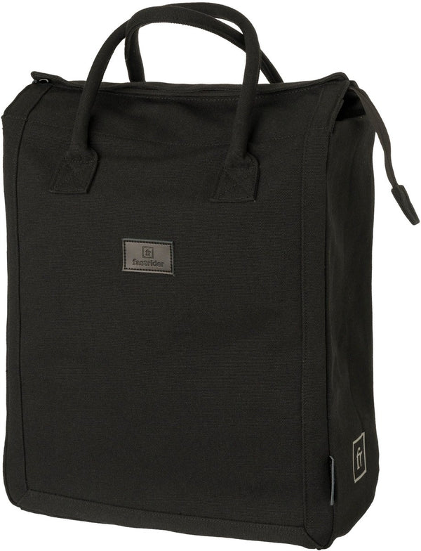 Fastrider canvas klassiek shopper basics zwart click'ngo
