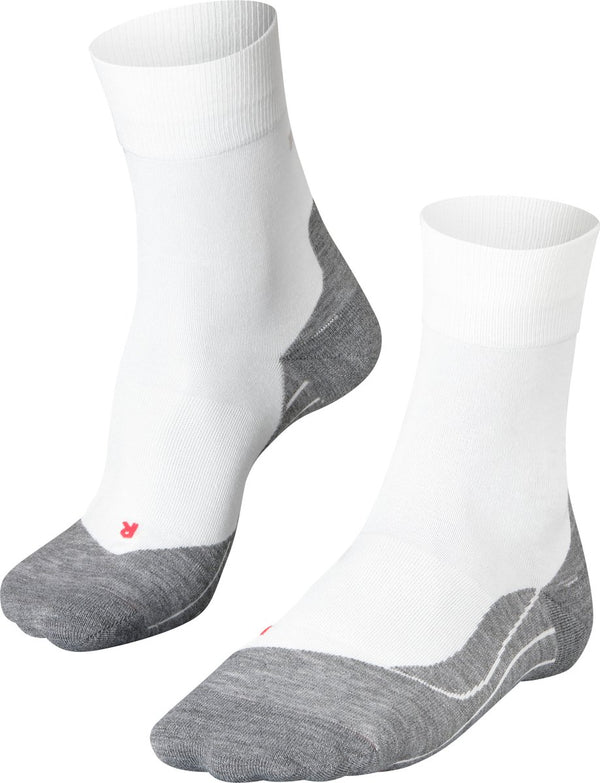 Falke ru4 anti-blaar katoen functioneel materiaal hardloopsokken dames wit - maat 39-40