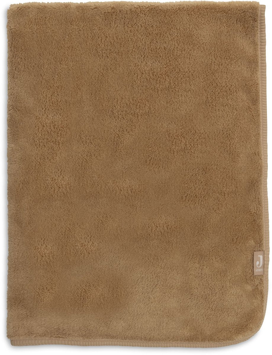 Jollein baby deken ledikant 100x150cm basic sherpa jersey hazel