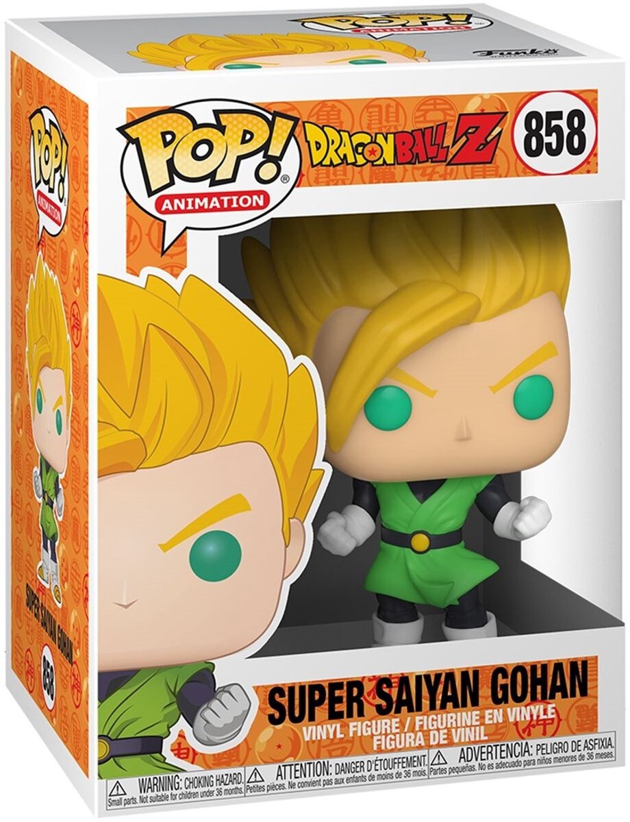 Funko pop animation: dragon ball z - super saiyan gohan pop