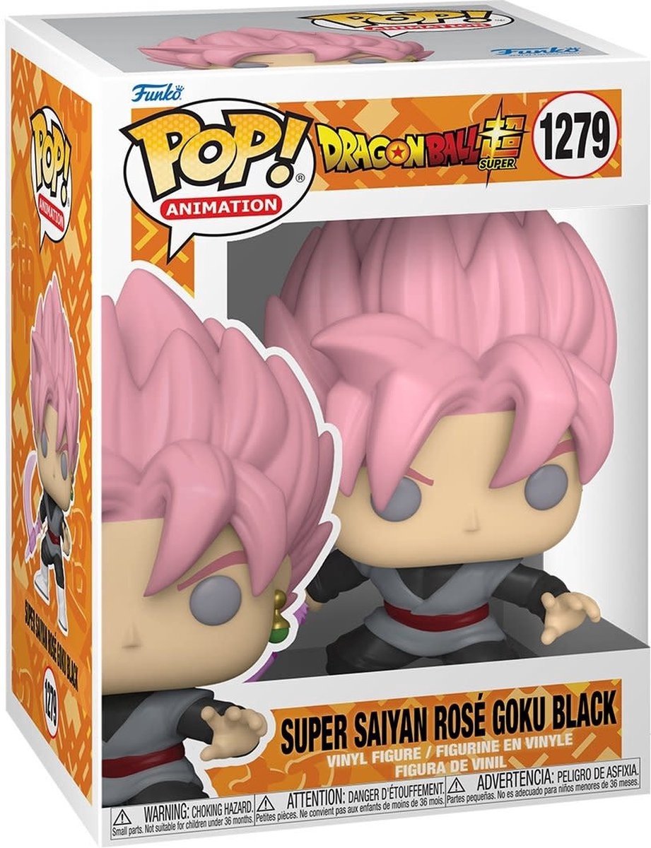 Funko pop animation: dragon ball super - super saiyan rose goku black pop #1279