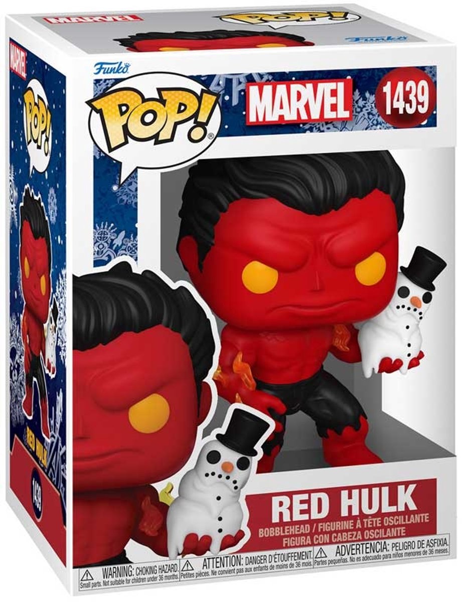 Funko pop! marvel: holiday - red hulk #1439