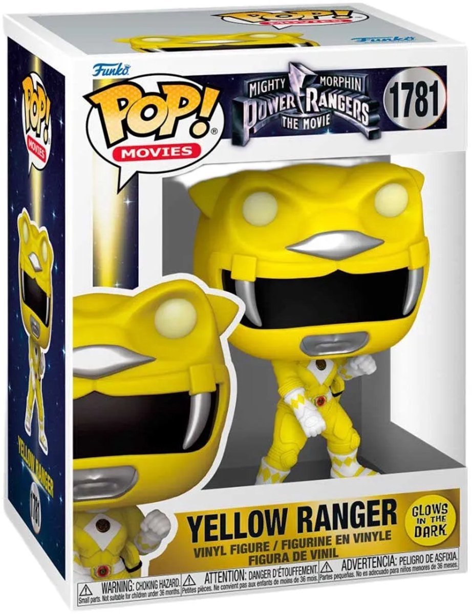 Funko pop movies: mighty morphin power rangers - yellow ranger - pop