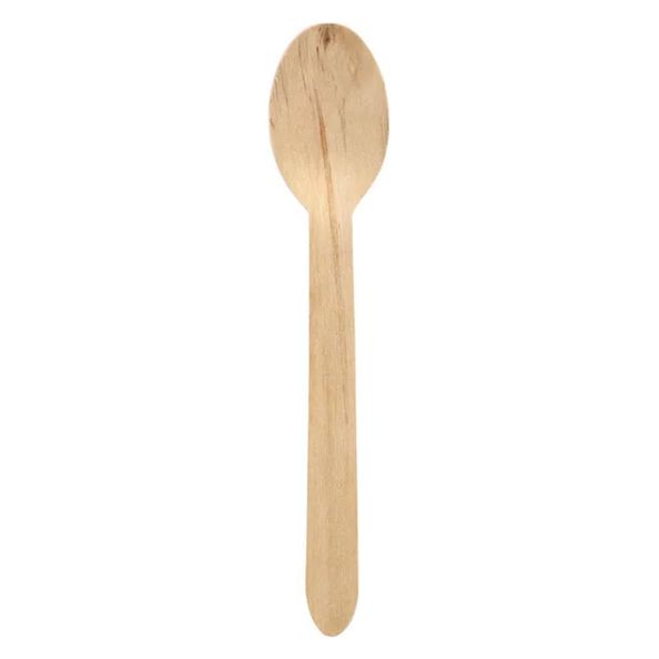 Lepel hout 16 cm (250 stuks)