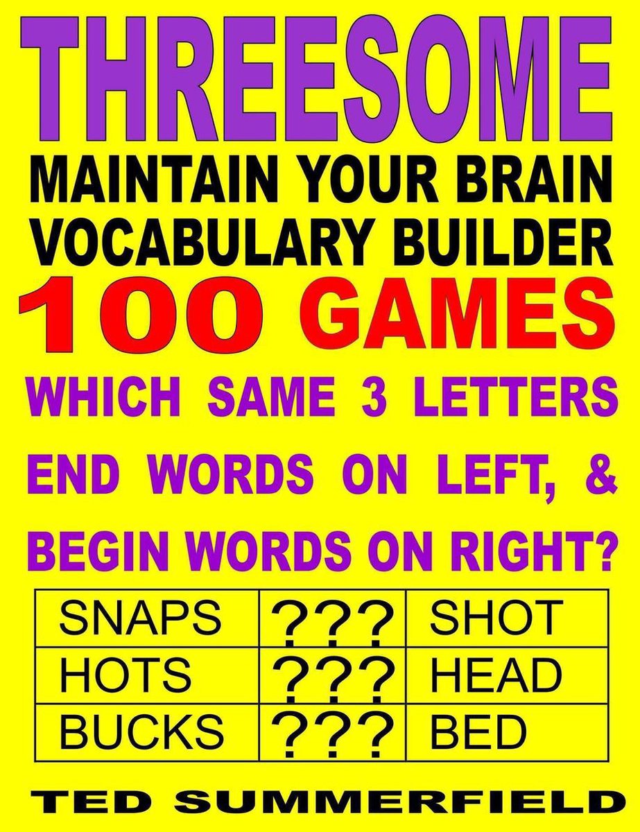 Maintain your brain vocabulary builder threesome edition
