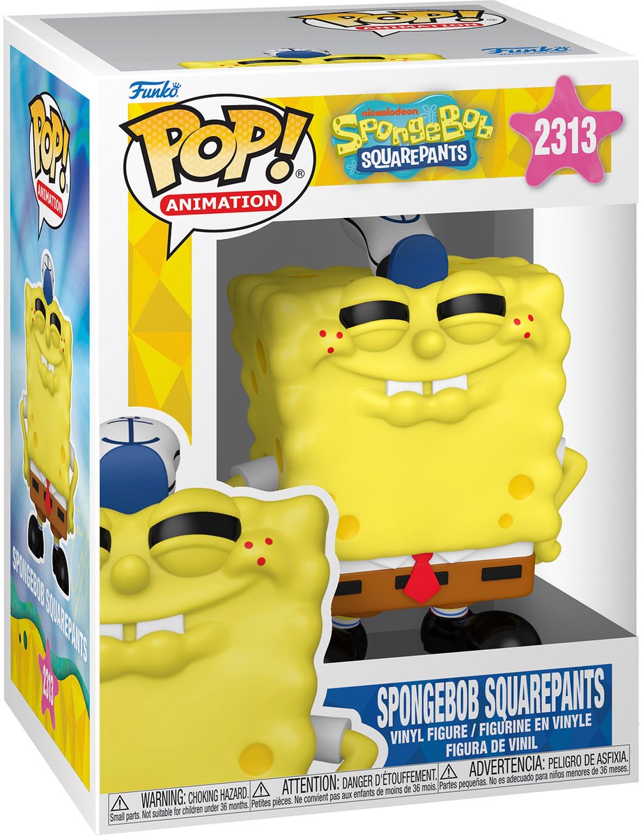 Funko spongebob schwammkopf spongebob squarepants vinylfiguur 2313 unisex pop! - neutraal - standard