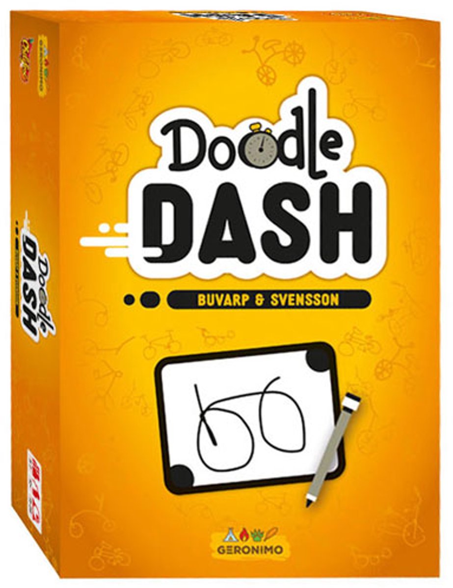 Geronimo games - doodle dash - tekenspel - wedstrijdspel - 3-7 spelers - vanaf 10 jaar