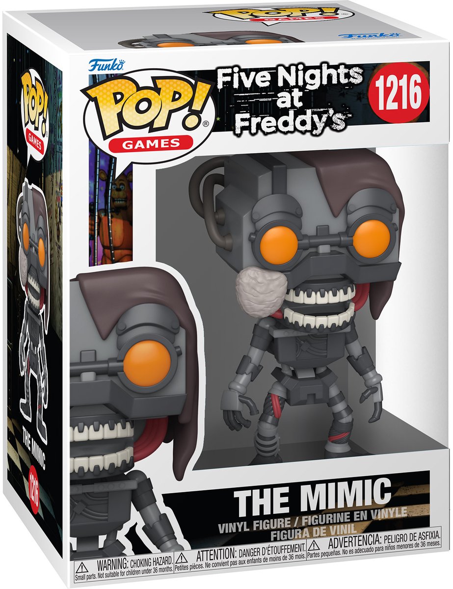 Funko five nights at freddy's the mimic vinylfiguur 1216 unisex pop! - neutraal - standard