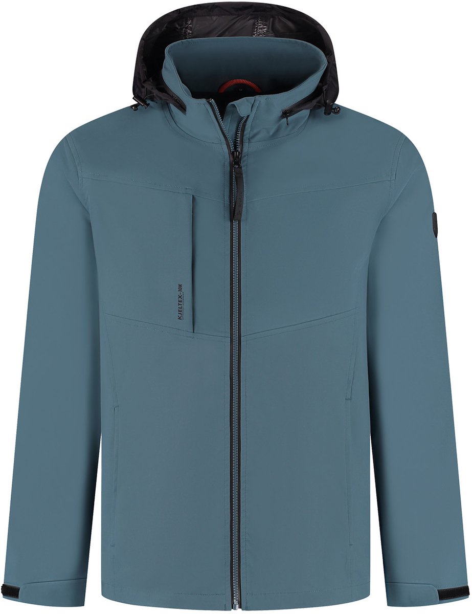 Kjelvik outdoorjas remy blauw