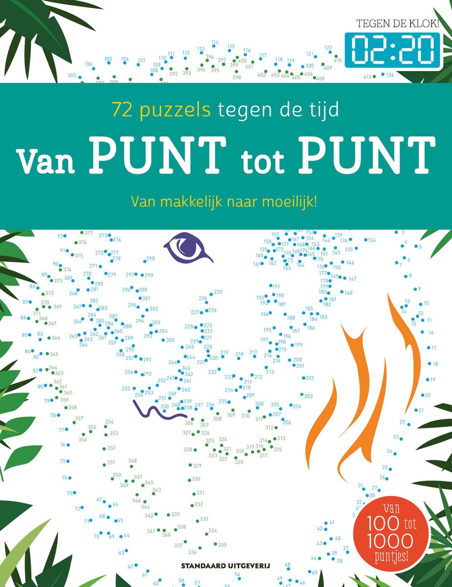 Van punt tot punt: 72 puzzels tegen de t